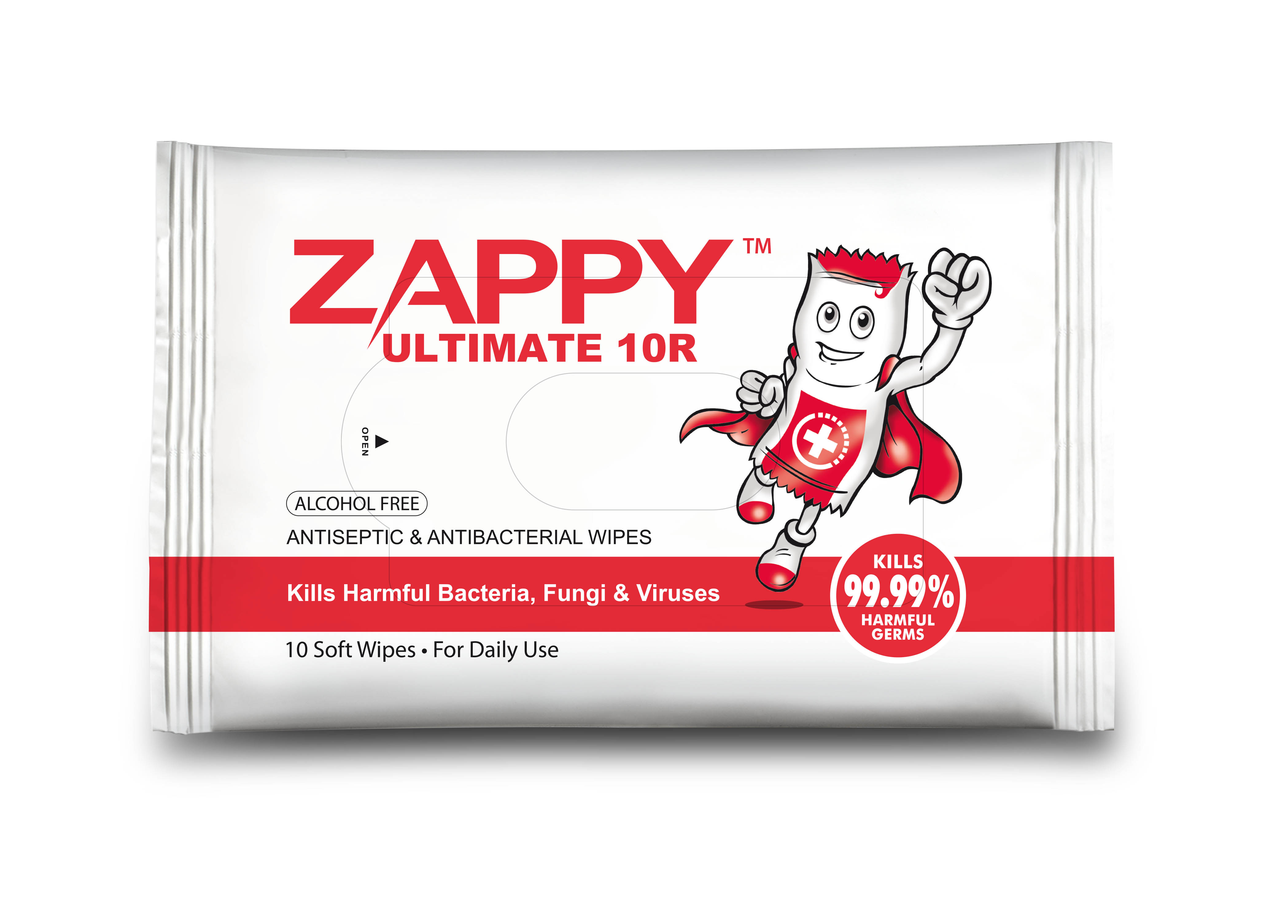 baby-fair Zappy Ultimate Reseal Wipes 10R (CTN) 48pkts/CTN